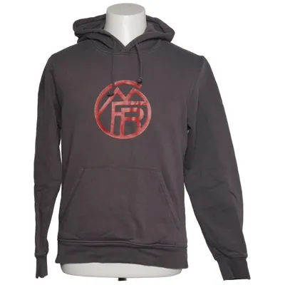 Hoodie (Gray, Red) from FC Bayern Organic cotton, Recycled polyester