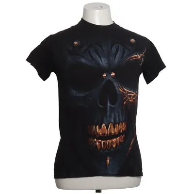 T-shirt (Noir, Orange) de Spiral Coton