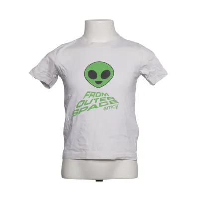 T-shirt (Vit, Grön) från Emoji Ekologisk bomull