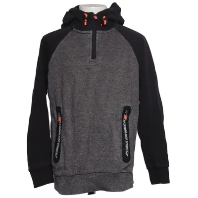 Sweat à capuche (Gris, Noir, Orange) de DWD Coton, Polyester