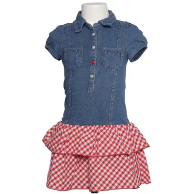 Jeanskjole (Blå, Rød, Hvid) fra Palomino by C&A Bomuld, Elastan, Polyester