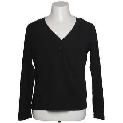 Henley shirt (Zwart) van OVS Katoen