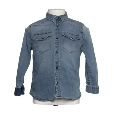 Denim shirt (Blue) from Pepco Cotton, Elastane, Polyester