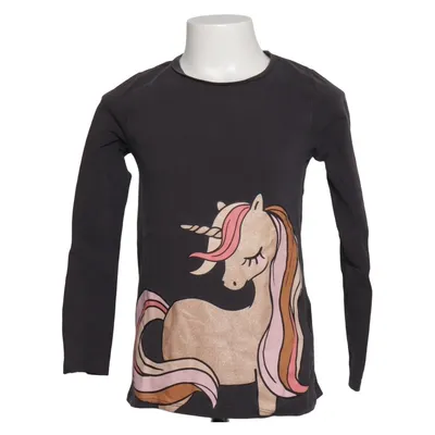 Langærmet t-shirt (Sort, Flerfarvet) fra Name