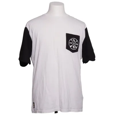 Baseball T-shirt (White, Black) from CLWR Cotton