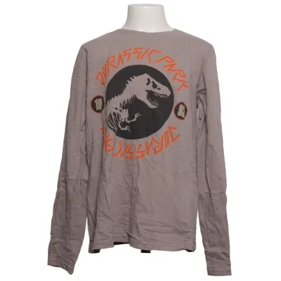 T-shirt à manches longues (Gris) de Jurassic Park Coton