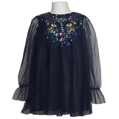 Kjole (U1286) fra Billieblush Metallfiber, Polyester, Viscose