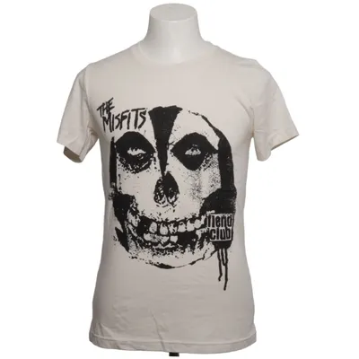 T-shirt (White, Black) from Misfits Cotton