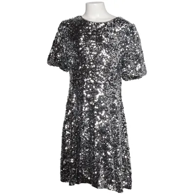 Cocktailkjole (Sølv) fra Zara Elastan, Viscose