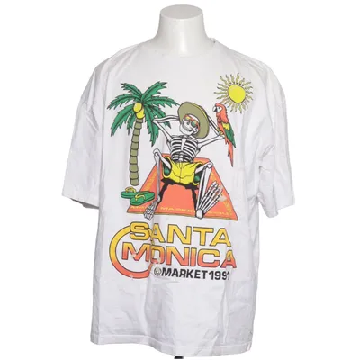 T-shirt (Vit, Flerfärgad) från Market Bomull