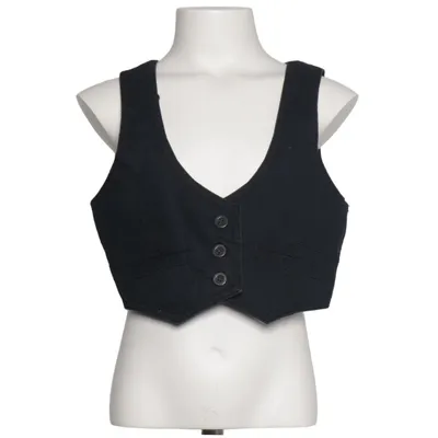Suit vest (Black) from H&M Cotton, Polyester
