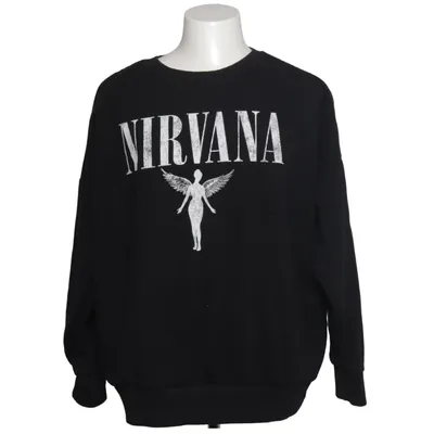 Collegetröja (Svart) från Nirvana Bomull, Polyester