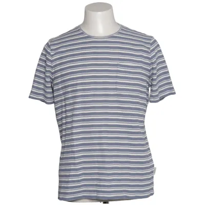 T-shirt (Blå, Hvid) fra Oliver Spencer Bomuld, Elastan, Modal, Polyester