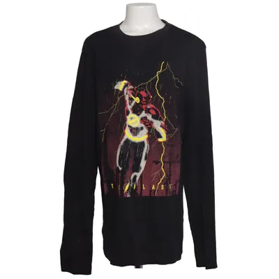 Lange mouwen shirt (Zwart, Rood, Geel) van Justice League Katoen
