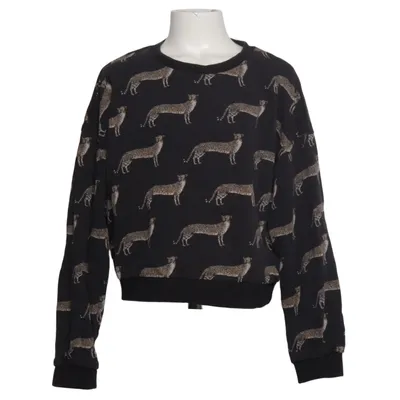 Sweatshirt (Black, Multicolored) from Kelzuki x H&M Cotton