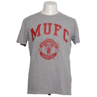 T-shirt (Gris, Rouge) de Manchester United Coton