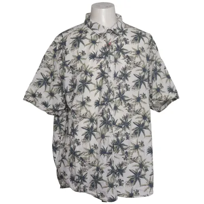 Korte mouwen shirt (Wit, Groen, Blauw) van Paddock's Katoen