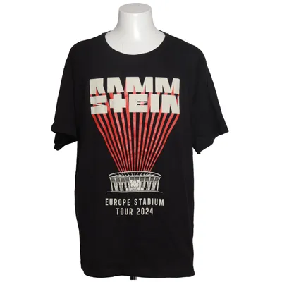 T-shirt (Sort, Rød) fra Rammstein Bomuld