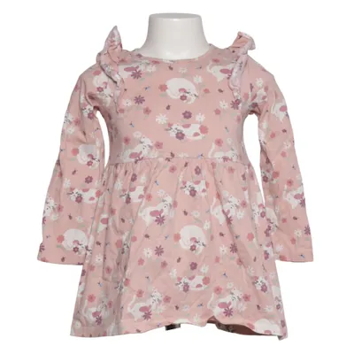 Dress (Pink, Multicolored) from Lindex Kids Cotton