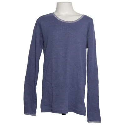 T-shirt à manches longues (Bleu) de Johnnie B Coton, Polyester
