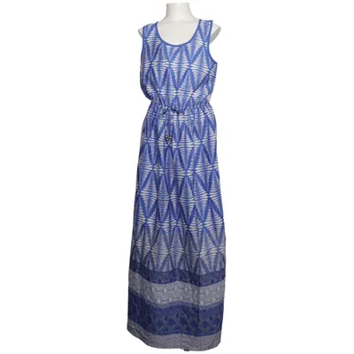 Robe longue (Bleu, Blanc) de YD Polyester
