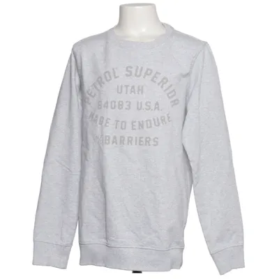 Sweatshirt (Grå) fra Petrol Genanvendt bomuld, Genanvendt polyester