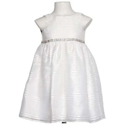Blomsterpigekjole (Hvid) fra American Princess Polyester