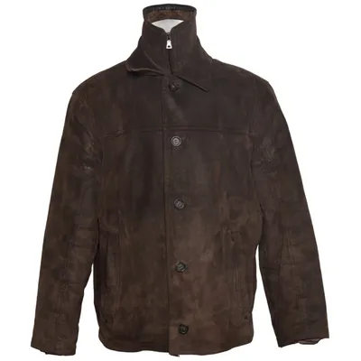 Jacket (Brown) from Donar Acrylic, Cotton, Polyester