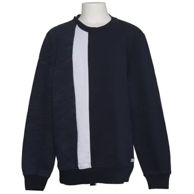 Sweatshirt (Blue, Beige) from Two & Two Cotton, Polyester