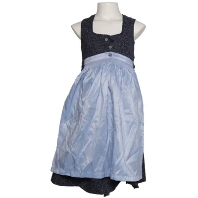 Dirndl (Blue, Multicolored) from Herzglúck Cotton, Polyester