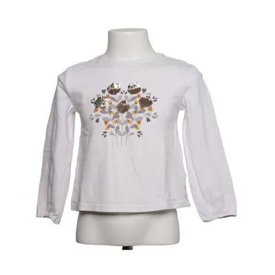 Långärmad t-shirt (Vit, Flerfärgad) från Okaïdi Bomull, Elastan