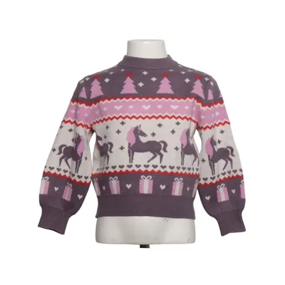 Christmas sweater (Purple, White, Multicolored) from s.Oliver Polyamide, Polyester, Viscose