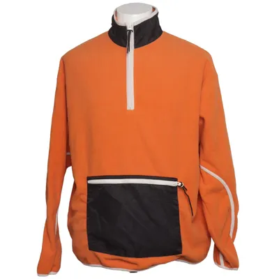 Fleecetrøje (Orange, Sort, Hvid) fra ASOS Design Polyester