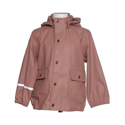 Regnjakke (Pink) fra Mikk-line Polyester, Polyurethan