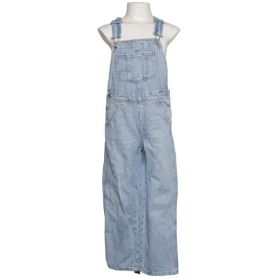 Hängselbyxor (Blå) från H&M Bomull, Elastan
