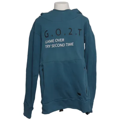 Capuchon sweater (Blauw) van Fitz Katoen, Polyester