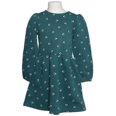 Dress (Green, Multicolored) from Monoprix Kids Cotton, Polyester