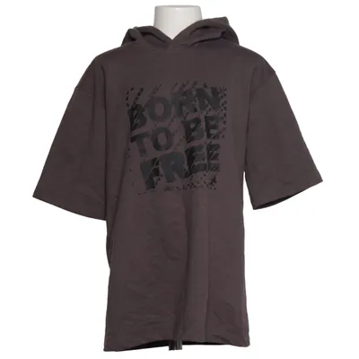 Short sleeve hoodie (Gray) from Ergeenomixx Cotton, Polyester