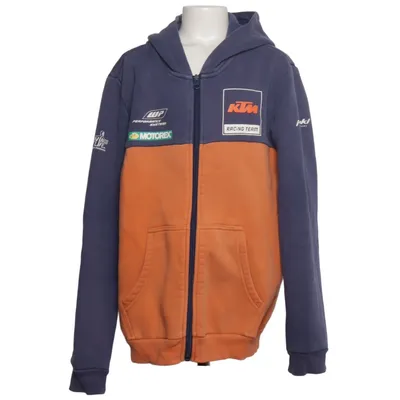 Hoodie (Blue, Orange, Multicolored) from KTM Cotton, Polyester