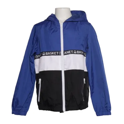Rain jacket (Blue, White, Black) from United Colors of Benetton Polyamide, Polyester