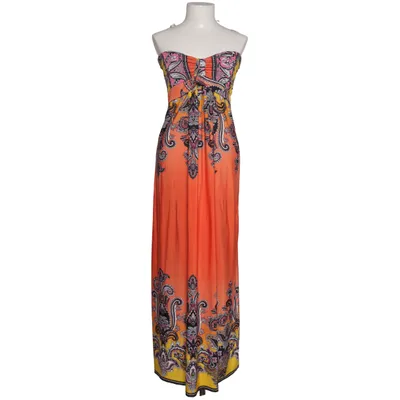 Långklänning (Orange, Gul, Flerfärgad) från Lili Elastan, Polyester