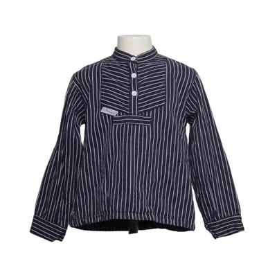 Henley Shirt (Blau, Weiß) von Småfolk Baumwolle