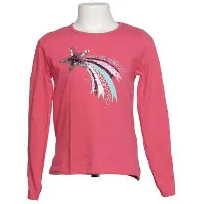 Langærmet t-shirt (Pink, Flerfarvet) fra Attention Bomuld