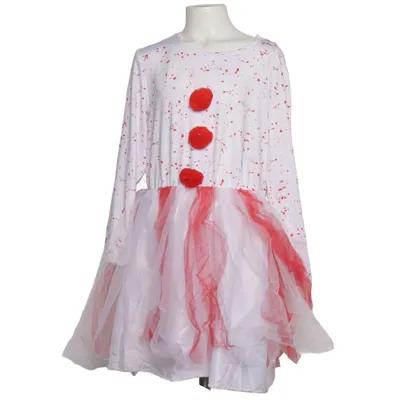 Maskeradkläder (Vit, Röd) från Deiters Elastan, Polyester