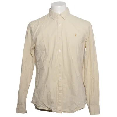 Button down shirt (Beige) from Farah Cotton