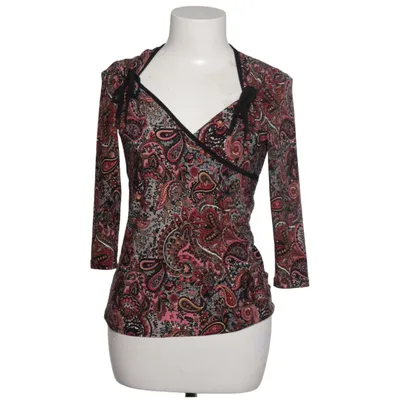 Slå-om bluse (Sort, Rød, Pink) fra Xanaka