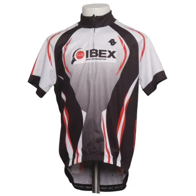 Fahrradtrikot (Schwarz, Weiß, Rot) von Alex Athletics Polyester