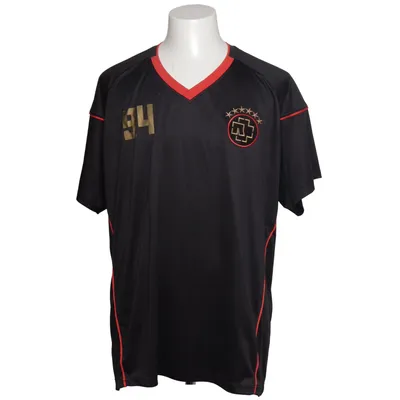 Fodboldtrøje (Sort, Rød) fra Rammstein Polyester