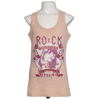 Tanktop (Beige, Lila) van Dream Girl Katoen