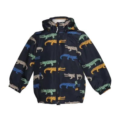 Rain jacket (Blue, Multicolored) from Lindex Kids Polyester